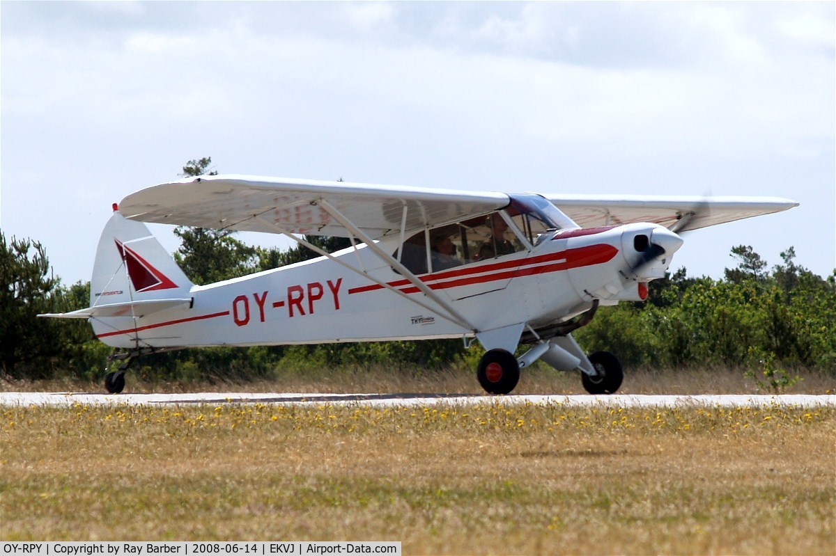 OY-RPY, 1963 Piper PA-18-150 Super Cub C/N 18-8092, Piper PA-18-150 Super Cub [18-8092] Stauning~OY 14/06/2008