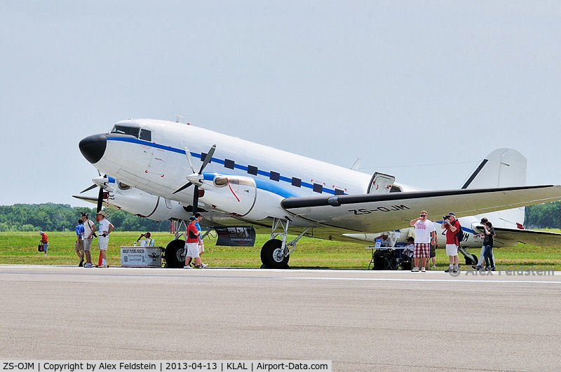 ZS-OJM, 1948 Douglas DC-3-65TP (C-47B-1-DK) C/N 25546, SUN-N-FUN 2013