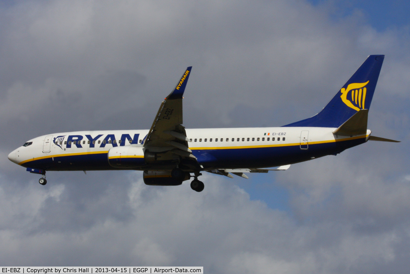 EI-EBZ, 2009 Boeing 737-8AS C/N 35008, Ryanair