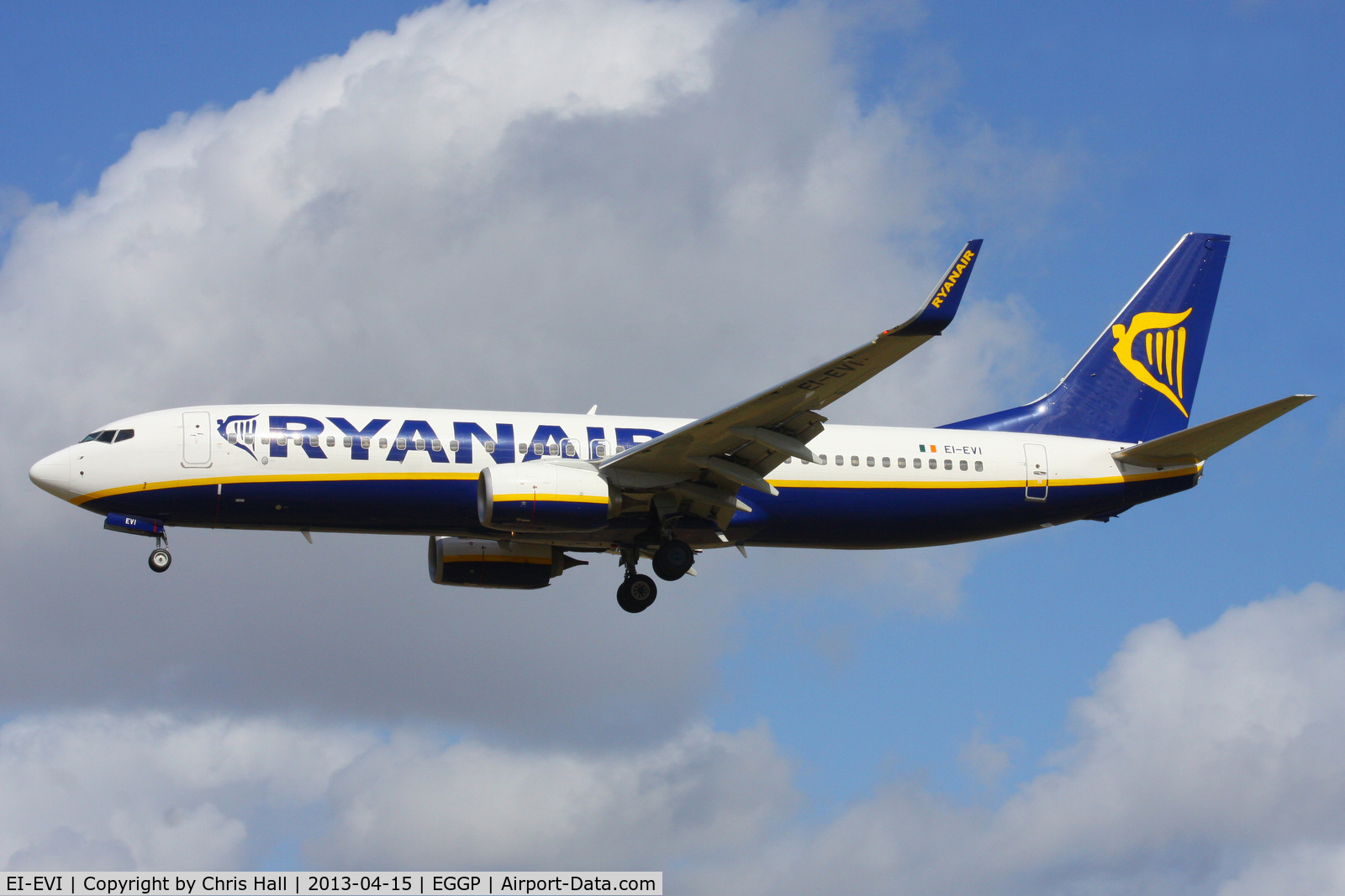 EI-EVI, 2012 Boeing 737-8AS C/N 38502, Ryanair