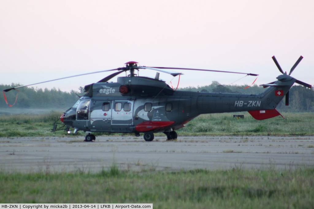 HB-ZKN, 2008 Aérospatiale AS-332C-1 Super Puma C/N 9010, Parked