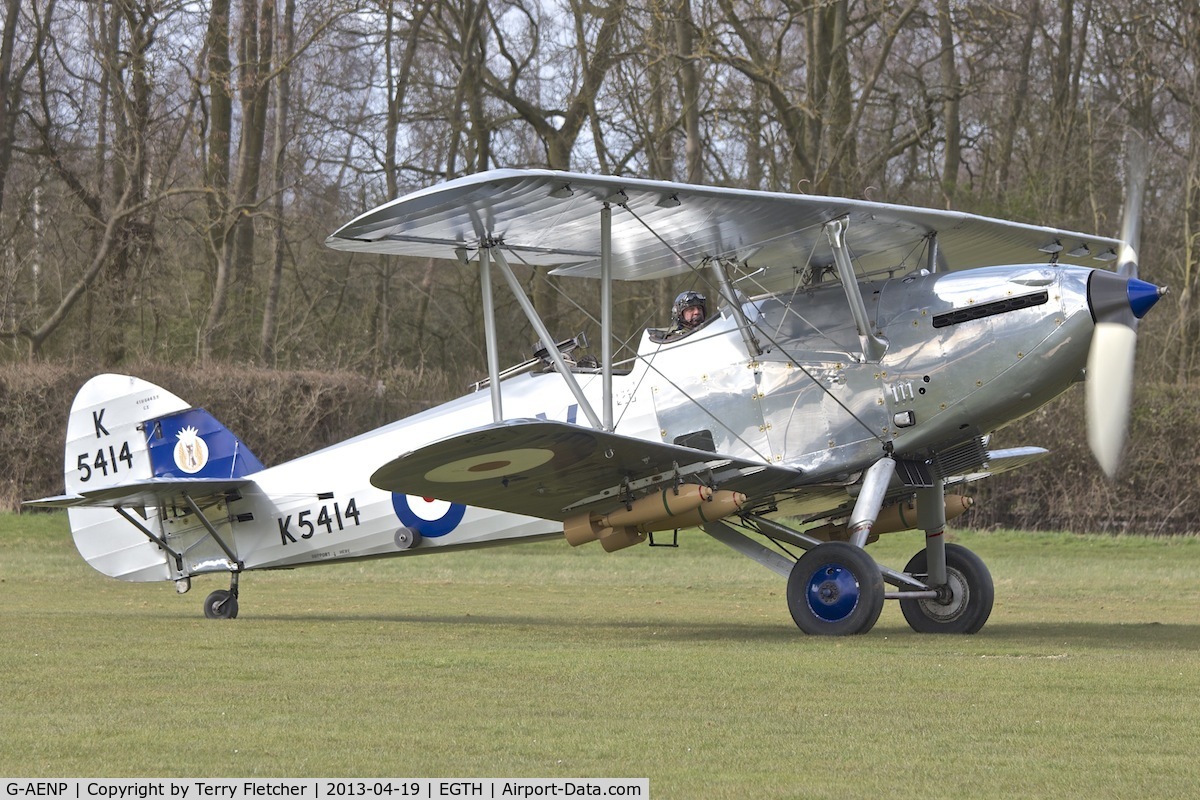 G-AENP, 1935 Hawker Hind C/N 41H/81902, G-AENP (K5414 / XV), 1935 Hawker Hind, c/n: 41H/81902