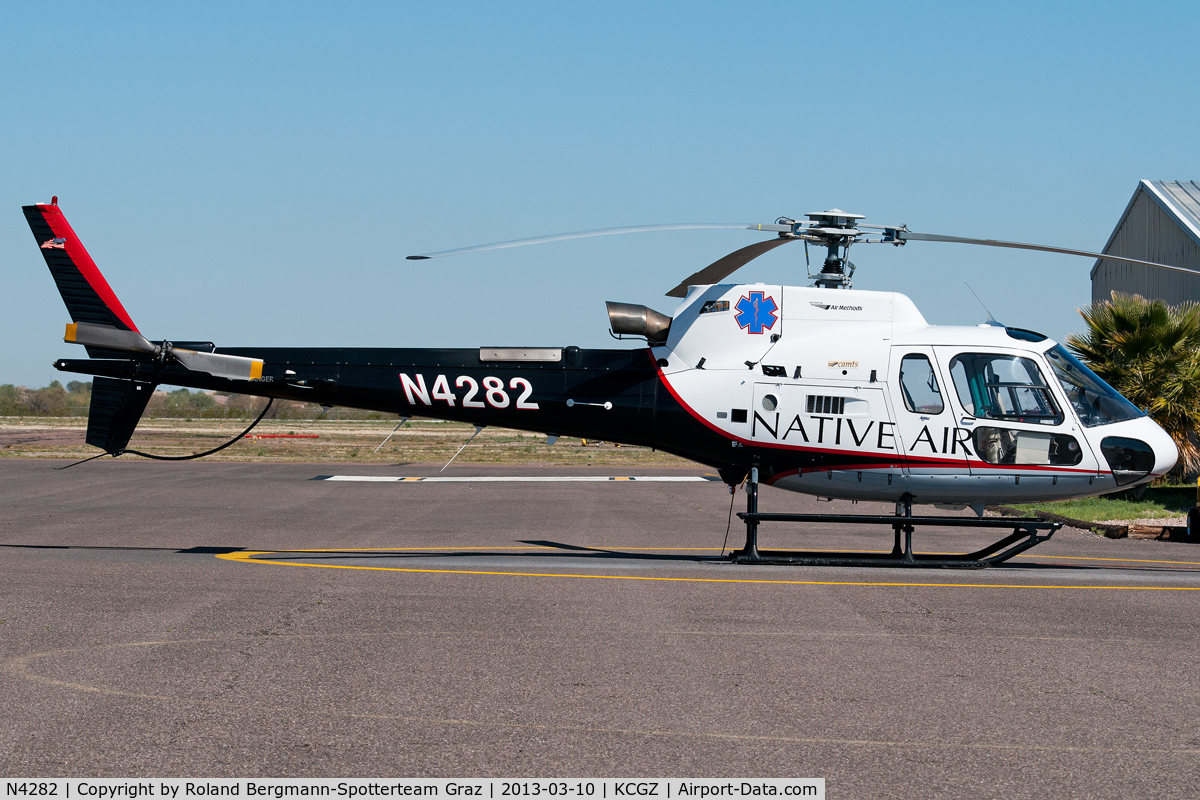 N4282, 2007 Eurocopter AS-350B-3 Ecureuil Ecureuil C/N 4282, Eurocopter AS 350 B3