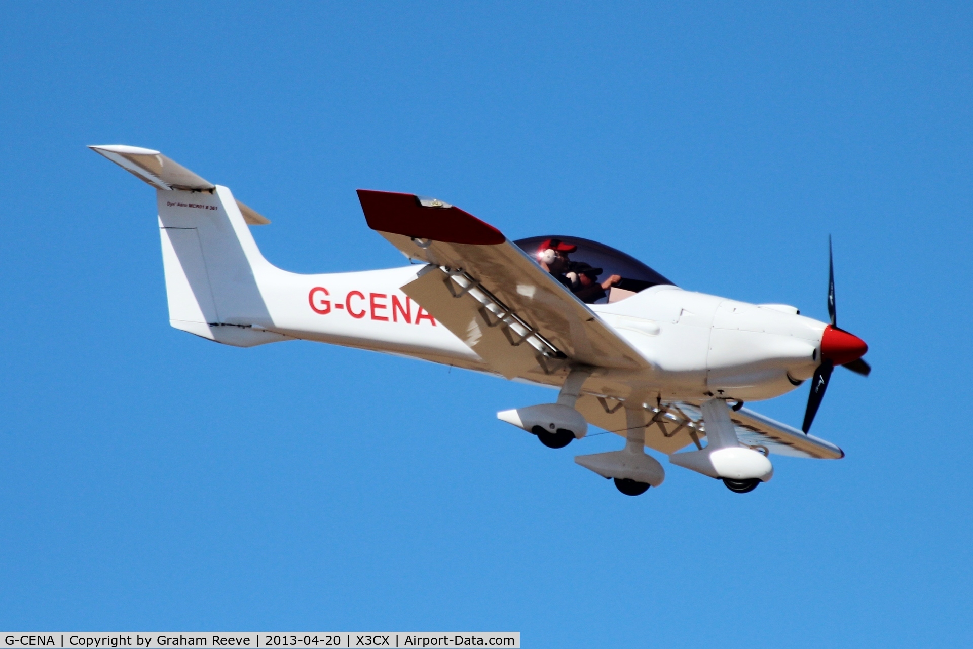 G-CENA, 2007 Dyn'Aero MCR-01 ULC Banbi C/N PFA 301B-14640, On final approach to Northrepps.