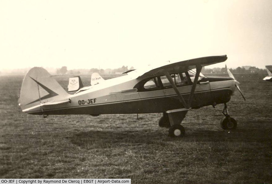 OO-JEF, 1953 Piper PA-22-135 Tri-Pacer C/N 22-1640, Gent 1966