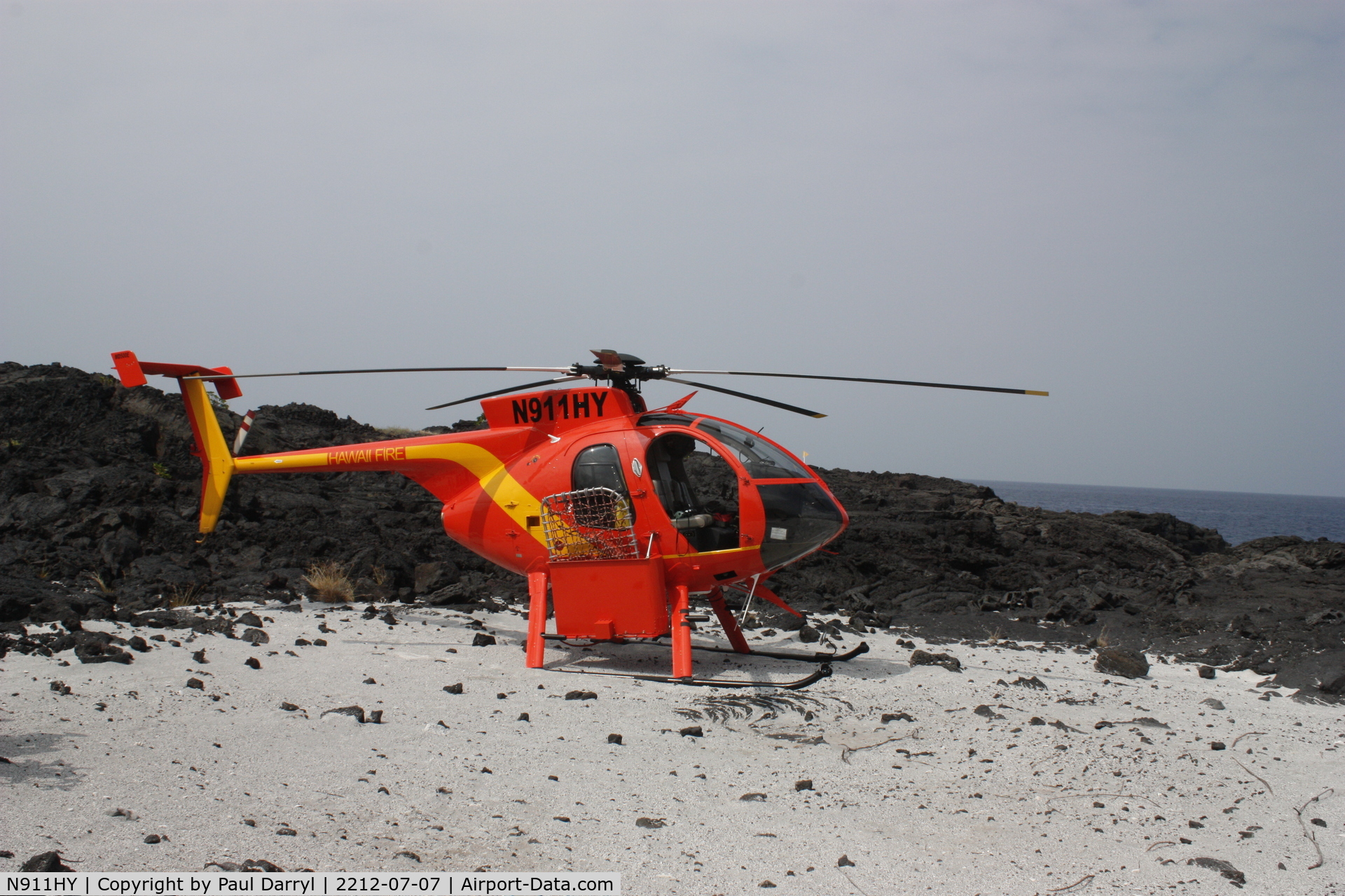 N911HY, MD Helicopters 369E C/N 0602E, ACFT is used for SAR and fire flighting on the island of Hawaii.