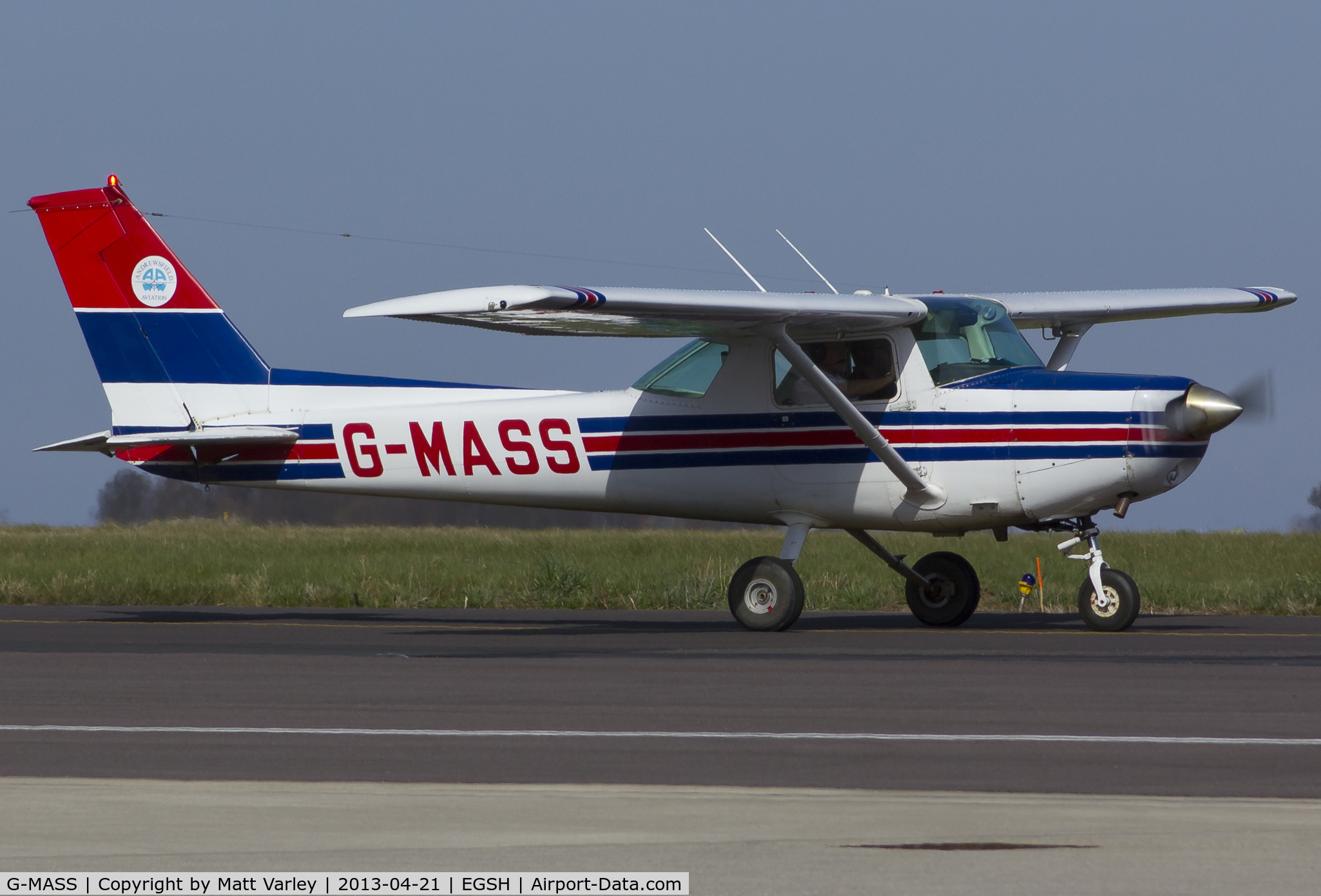 G-MASS, 1979 Cessna 152 C/N 152-81605, Departing EGSH.