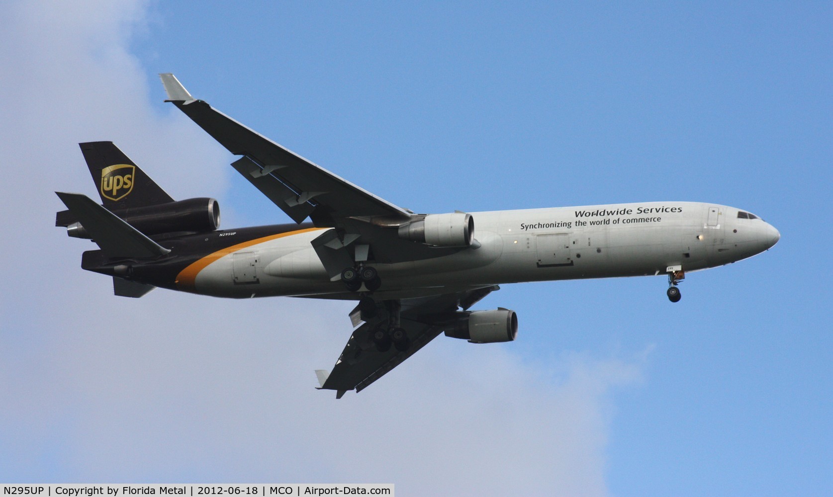 N295UP, 1992 McDonnell Douglas MD-11 C/N 48475, UPS MD-11F