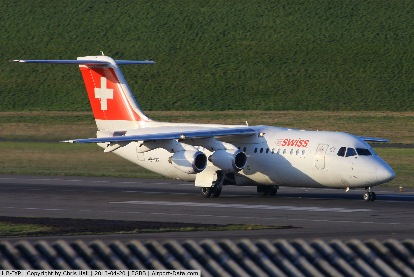HB-IXP, 1996 British Aerospace Avro 146-RJ100 C/N E3283, Swiss European Airlines