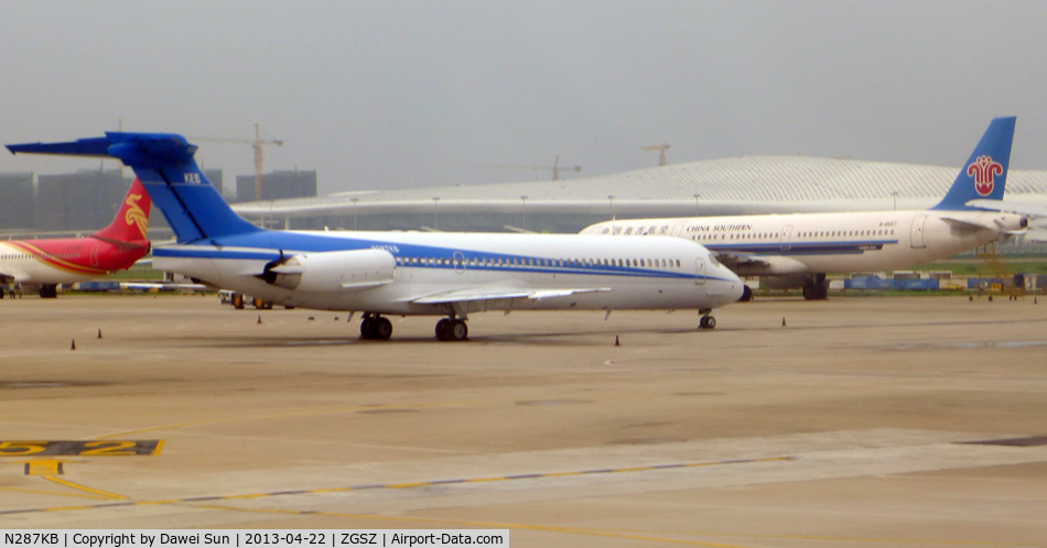 N287KB, 1987 McDonnell Douglas DC-9-87 (MD87) C/N 49768, N287KB @ Shenzhen