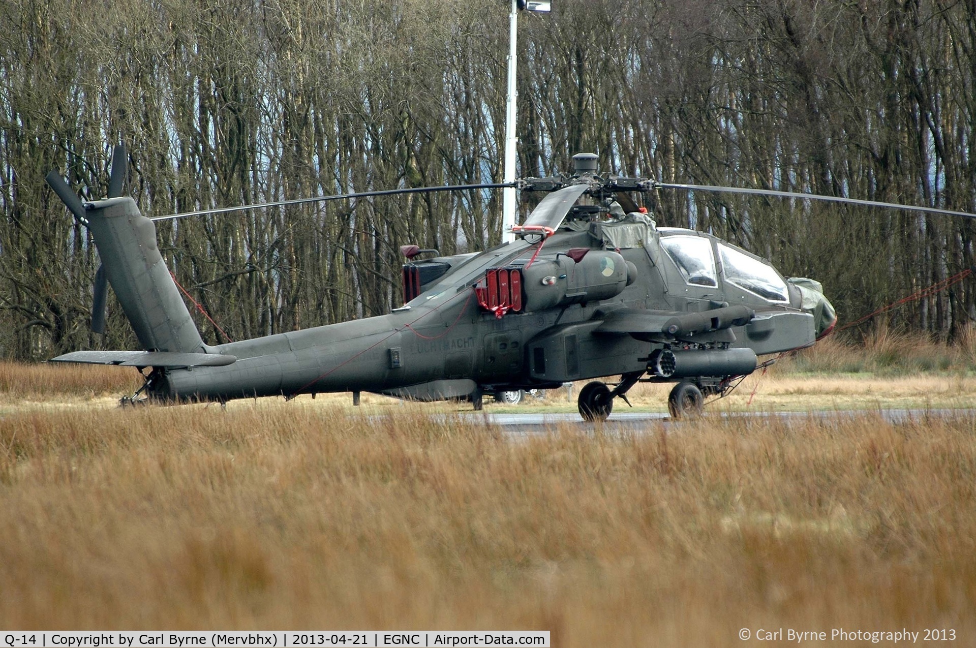 Q-14, 1998 Boeing AH-64D Apache C/N DN014, Here for the annual exercise.