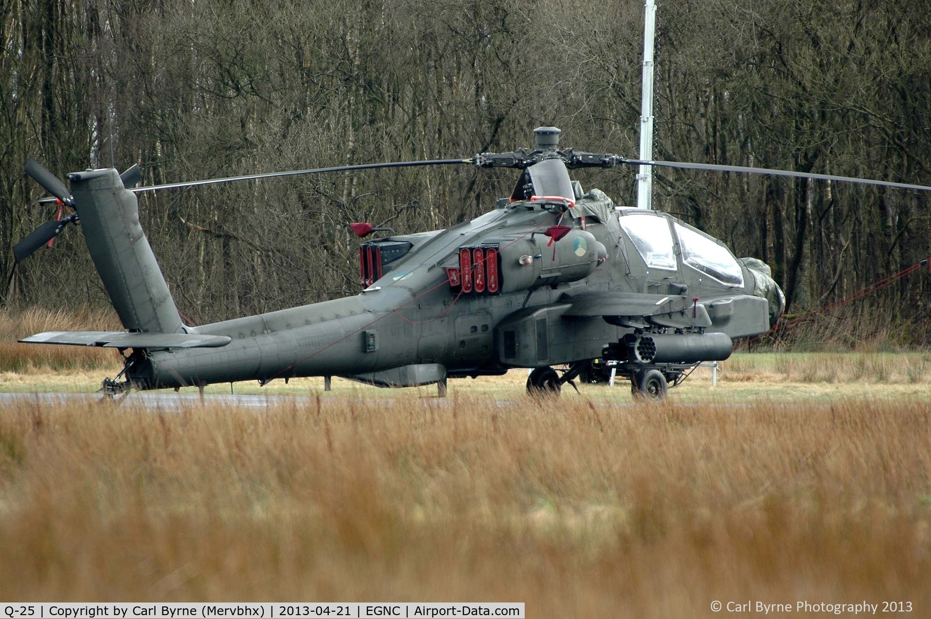 Q-25, 1998 Boeing AH-64D Longbow Apache C/N DN025, Here for the annual exercise.