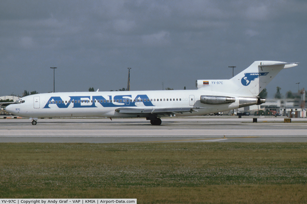 YV-97C, 1974 Boeing 727-2D3 C/N 20885, Avensa 727-200