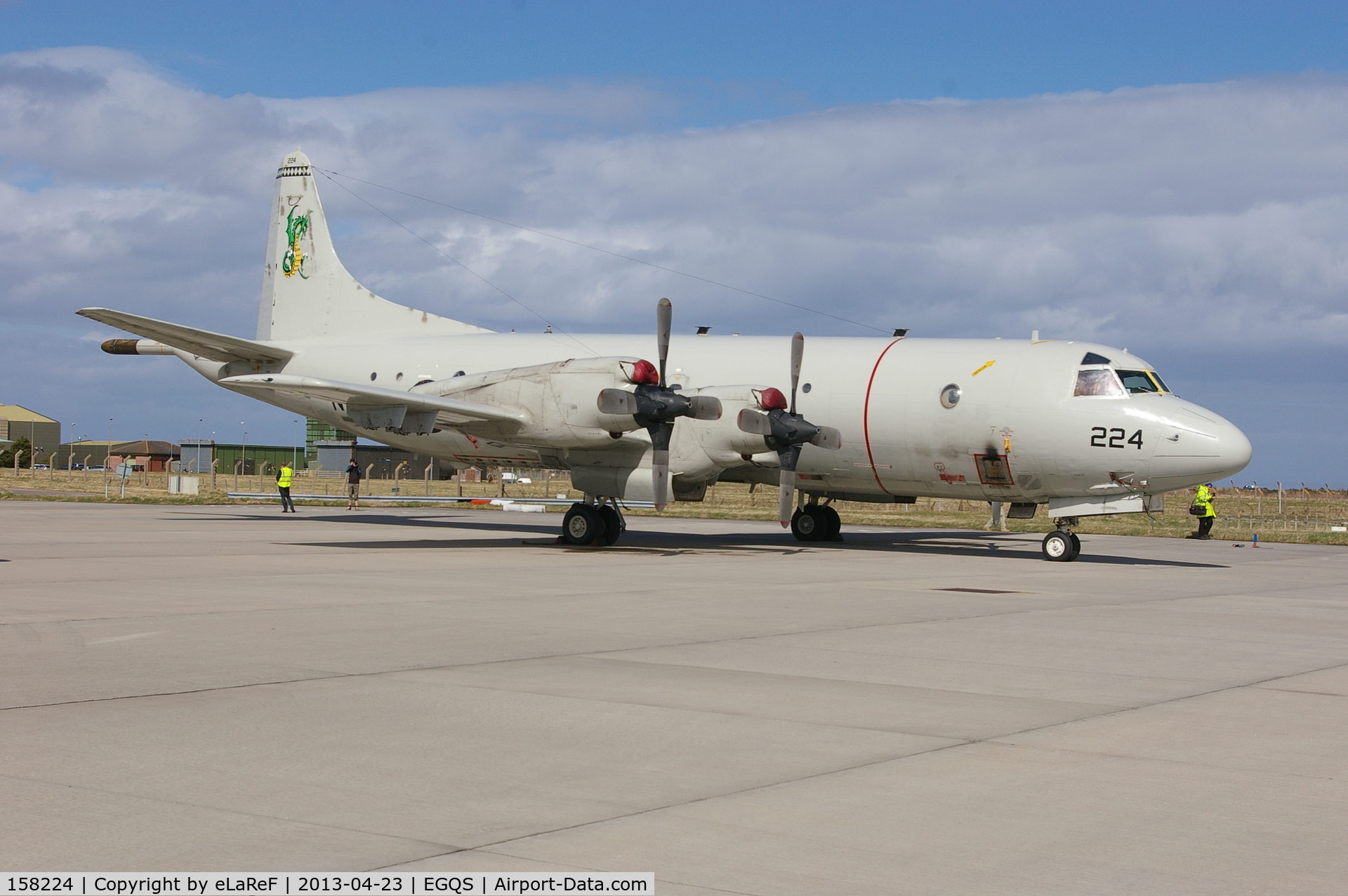 158224, Lockheed P-3C Orion C/N 285A-5569, Joint Warrior 2013 Note no 'YD' tail code