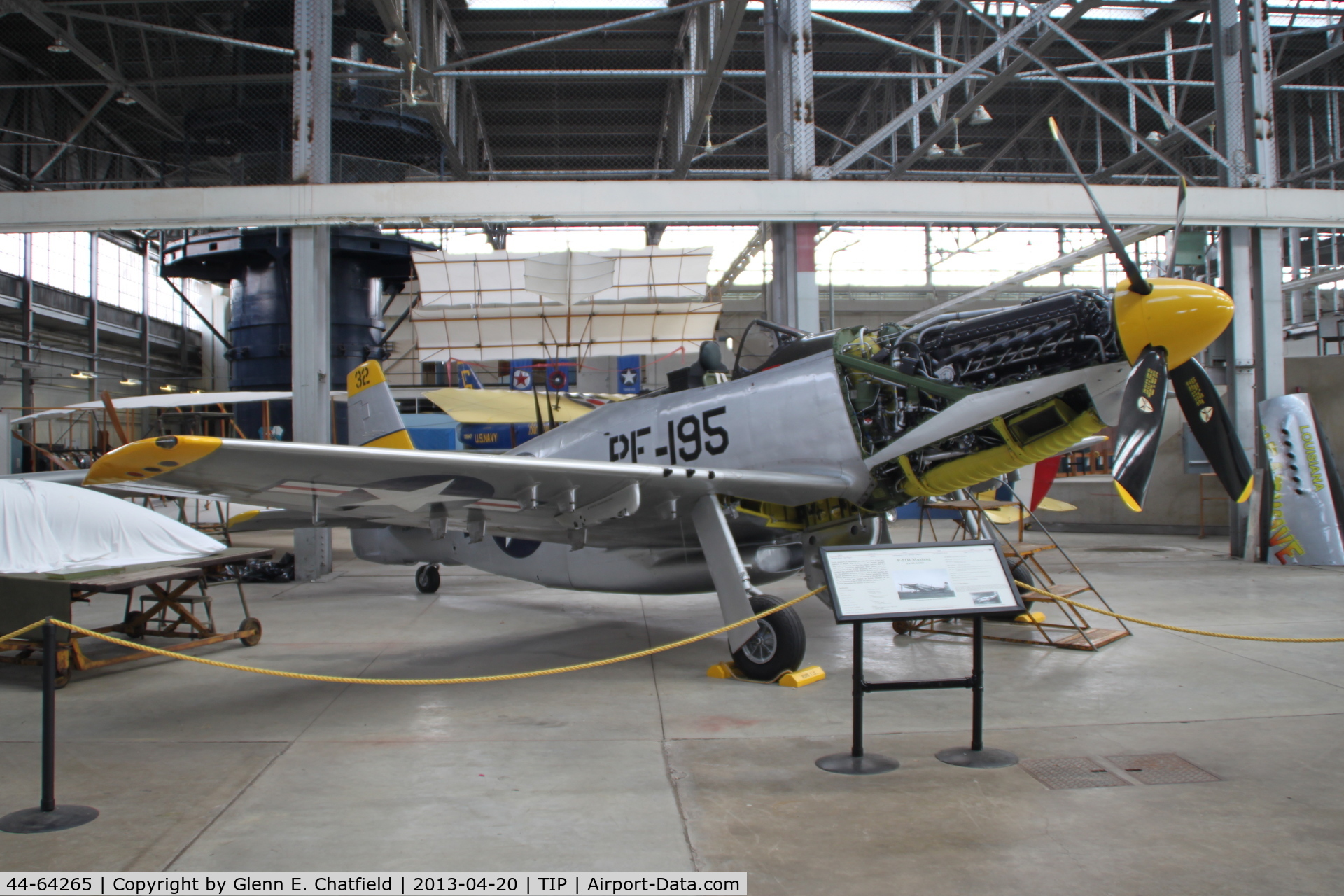 44-64265, 1944 North American P-51H Mustang C/N 126-37691, Chanute Air Museum