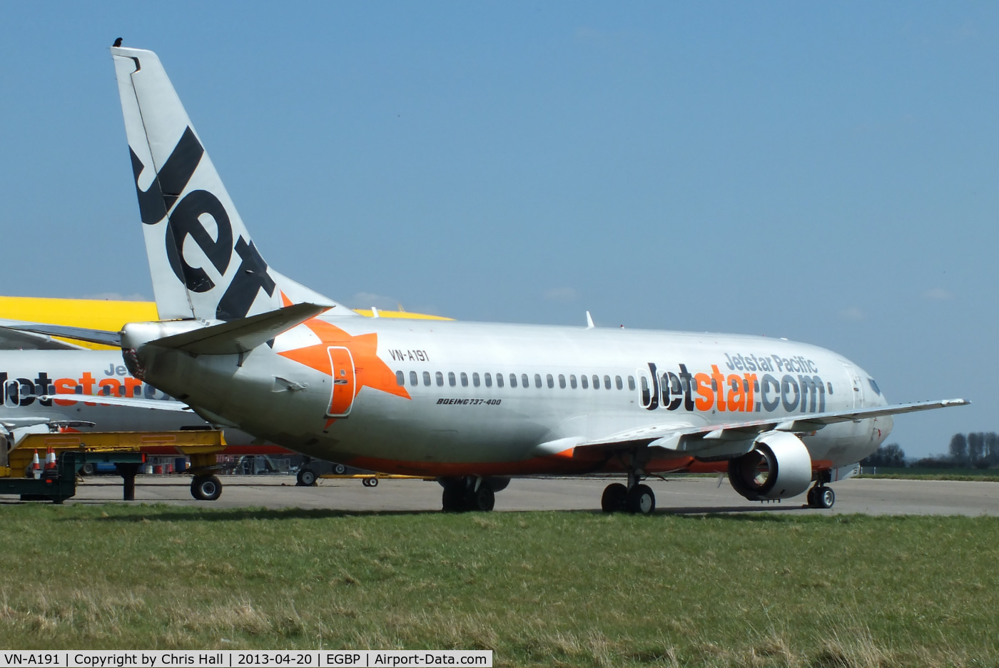 VN-A191, 1994 Boeing 737-4H6 C/N 27306, ex Jetstar Pacific Airlines B737 due to be scrapped bt ASI at Kemble