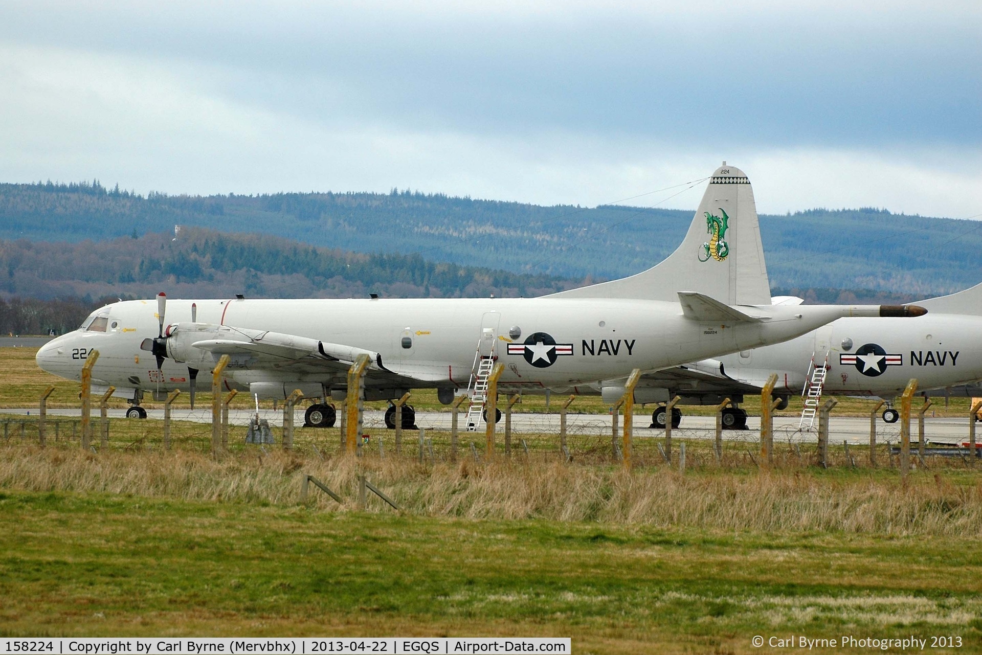 158224, Lockheed P-3C Orion C/N 285A-5569, Operating as part of the Joint Warrior exercise.