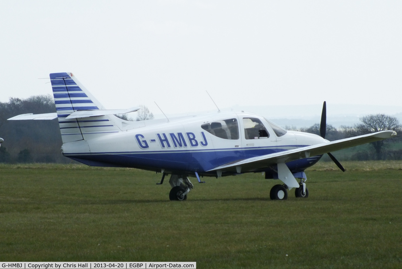 G-HMBJ, 1996 Rockwell Commander 114B C/N 14636, visitor to the Rockwell Commander fly-in at Kemble