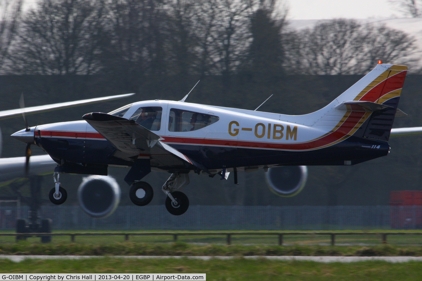 G-OIBM, 1977 Rockwell Commander 114 C/N 14295, visitor to the Rockwell Commander fly-in at Kemble