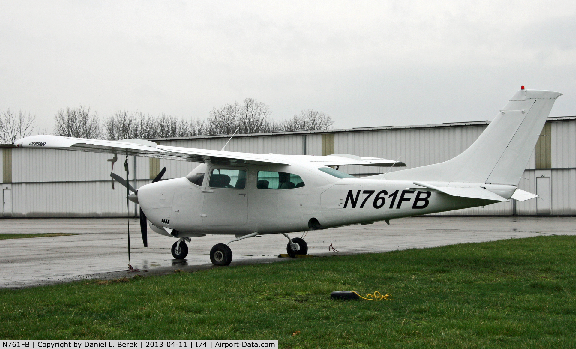 N761FB, 1977 Cessna 210M Centurion C/N 21062212, This 1977-vintage aircraft now appears in a Euro-white scheme.