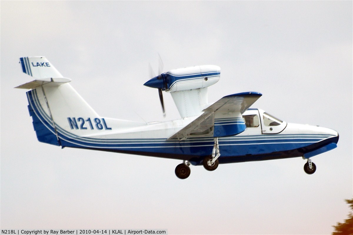 N218L, Aerofab Inc Lake LA-250 C/N 68, Lake LA-250 Renegade [68] Lakeland-Linder~N 14/04/2010