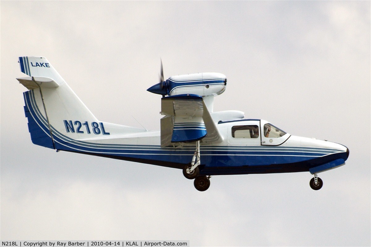 N218L, Aerofab Inc Lake LA-250 C/N 68, Lake LA-250 Renegade [68] Lakeland-Linder~N 14/04/2010