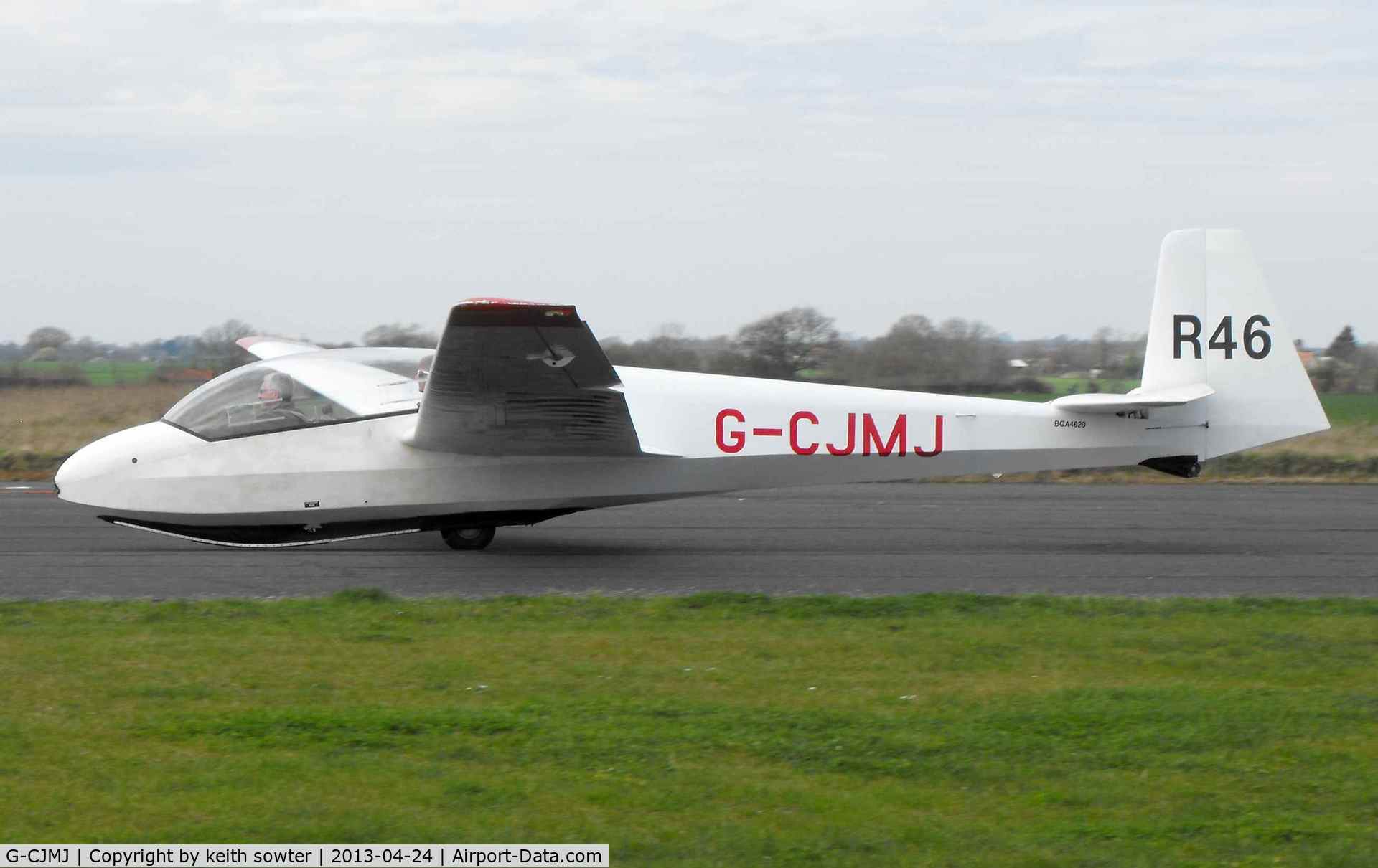 G-CJMJ, Schleicher ASK-13 C/N 13616, Visiting glider at Tibenham