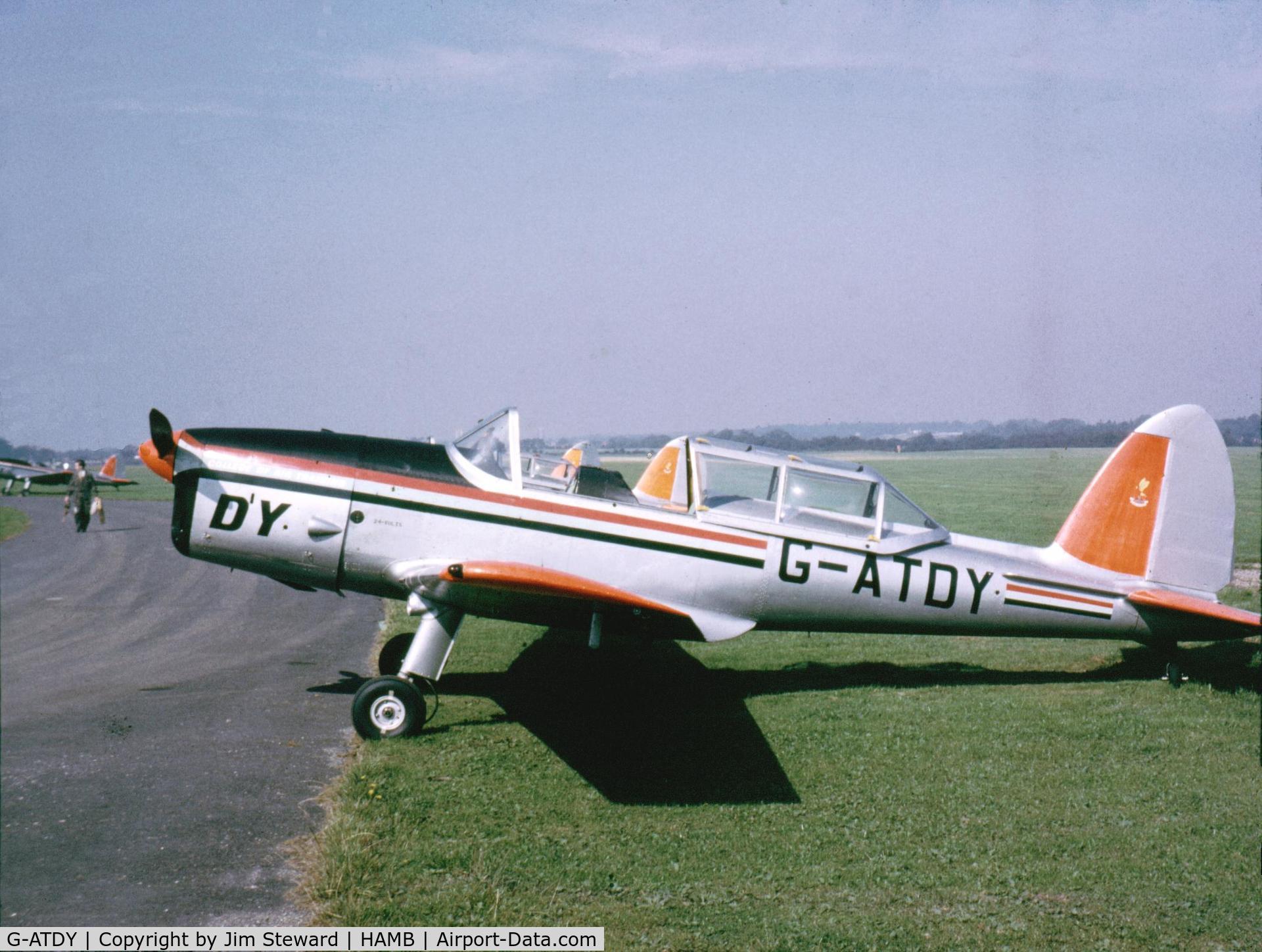 G-ATDY, 1961 De Havilland DHC-1 Chipmunk 22 C/N C1/0492, 1965 at College of Air Training
