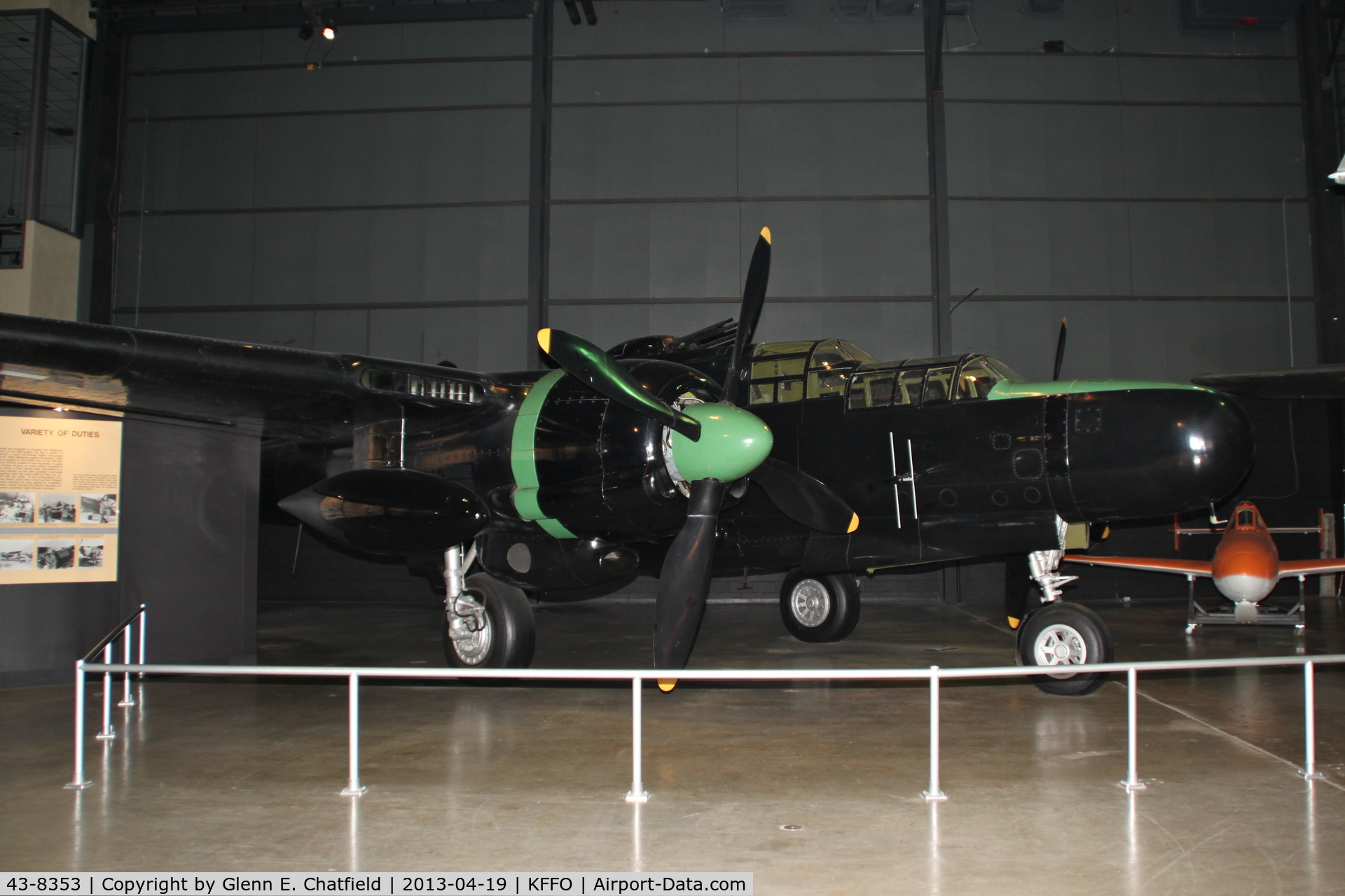 43-8353, 1943 Northrop P-61B Black Widow C/N 1407, In WWII gallery