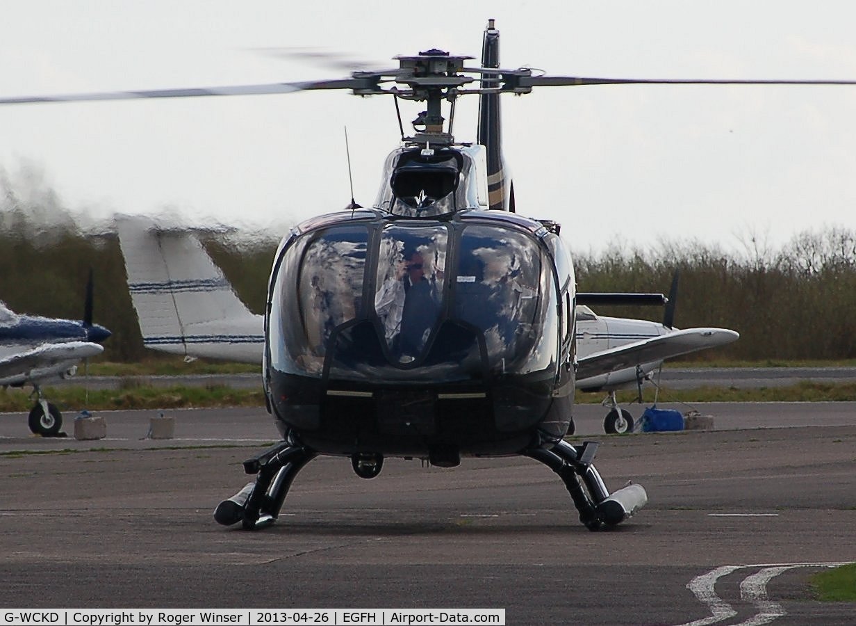 G-WCKD, 2009 Eurocopter EC-130B-4 (AS-350B-4) C/N 4746, Visiting EC-130 operated by Batchelor Aviation.