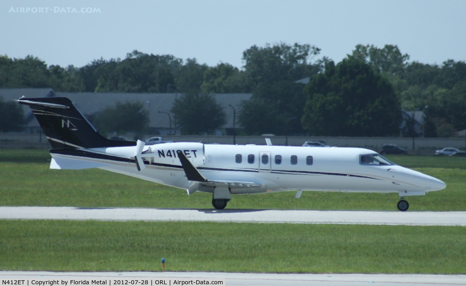 N412ET, Learjet Inc 45 C/N 2083, Lear 40