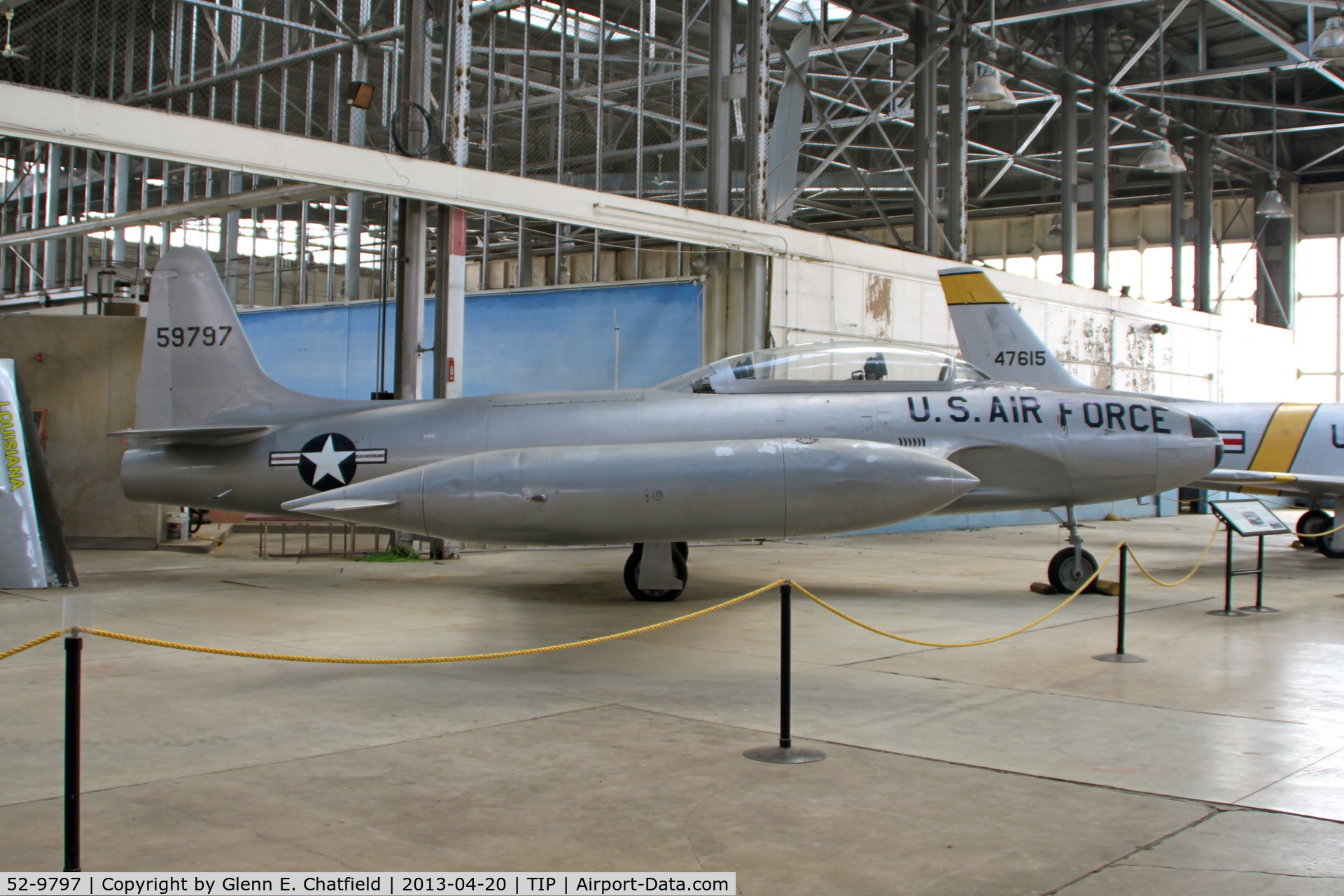 52-9797, 1952 Lockheed T-33A-1-LO Shooting Star C/N 580-8057, At the Chanute Air Museum