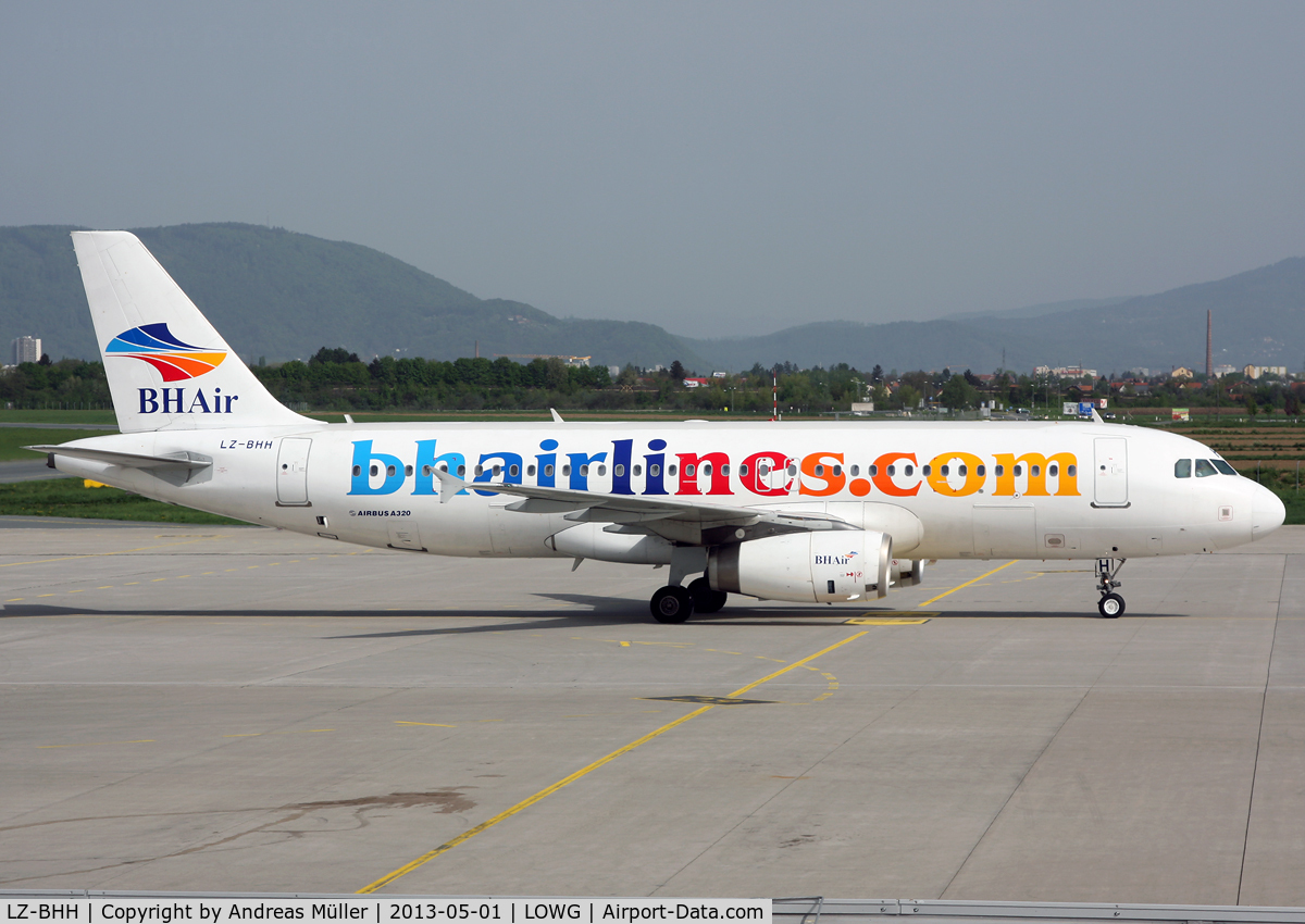 LZ-BHH, 2006 Airbus A320-232 C/N 2863, New livery.