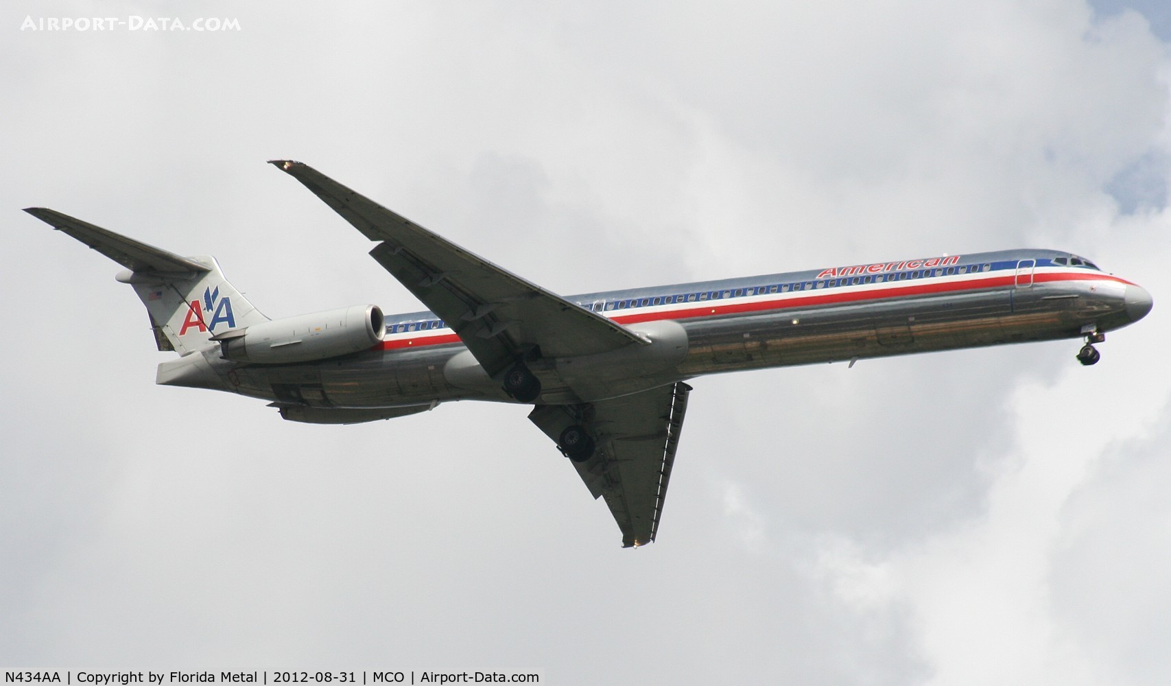 N434AA, 1987 McDonnell Douglas MD-83 (DC-9-83) C/N 49452, American MD-83