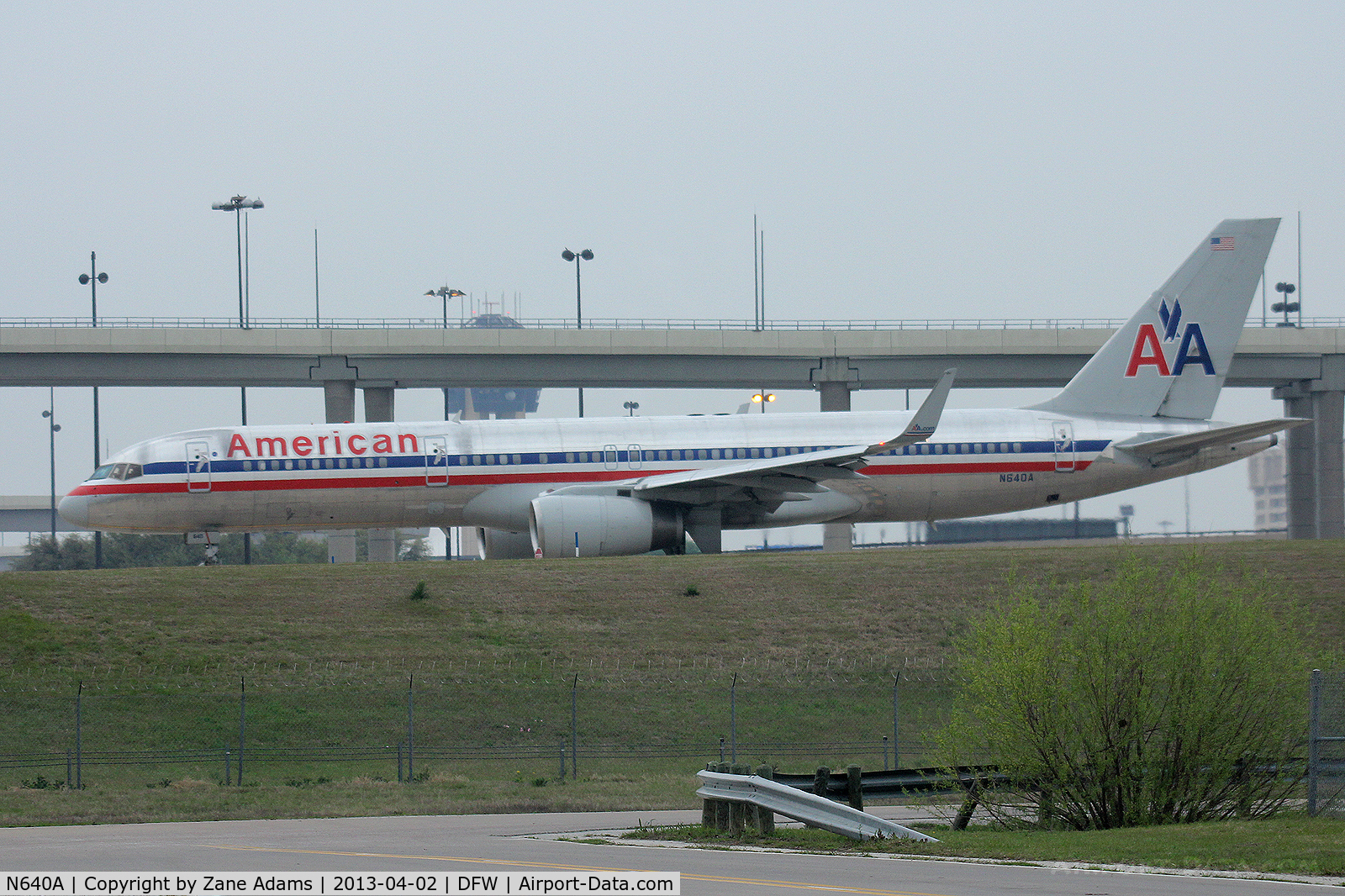 N640A, 1991 Boeing 757-223 C/N 24598, American Airlines at DFW Airport
