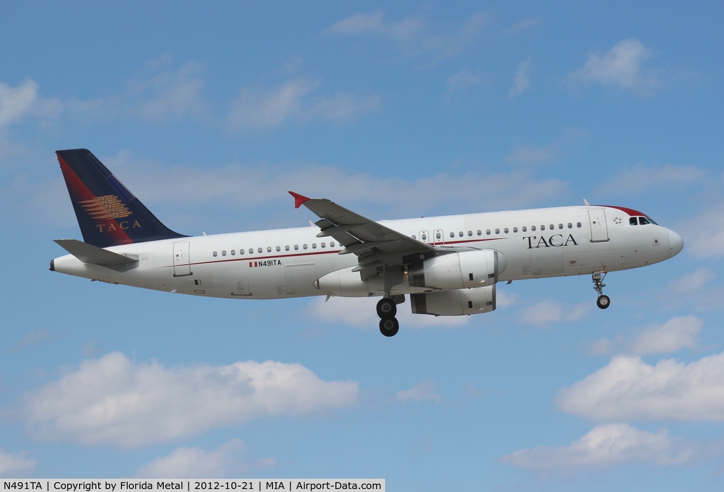 N491TA, 2004 Airbus A320-233 C/N 2301, Taca A320