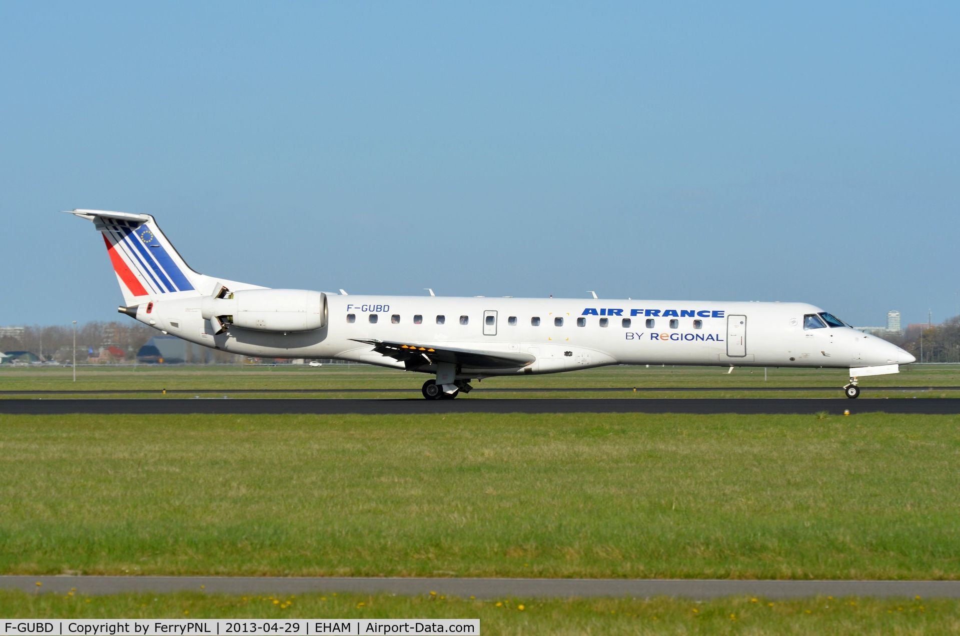 F-GUBD, 2000 Embraer ERJ-145LR (EMB-145LR) C/N 145333, Air France ERJ145 operated by Regional.