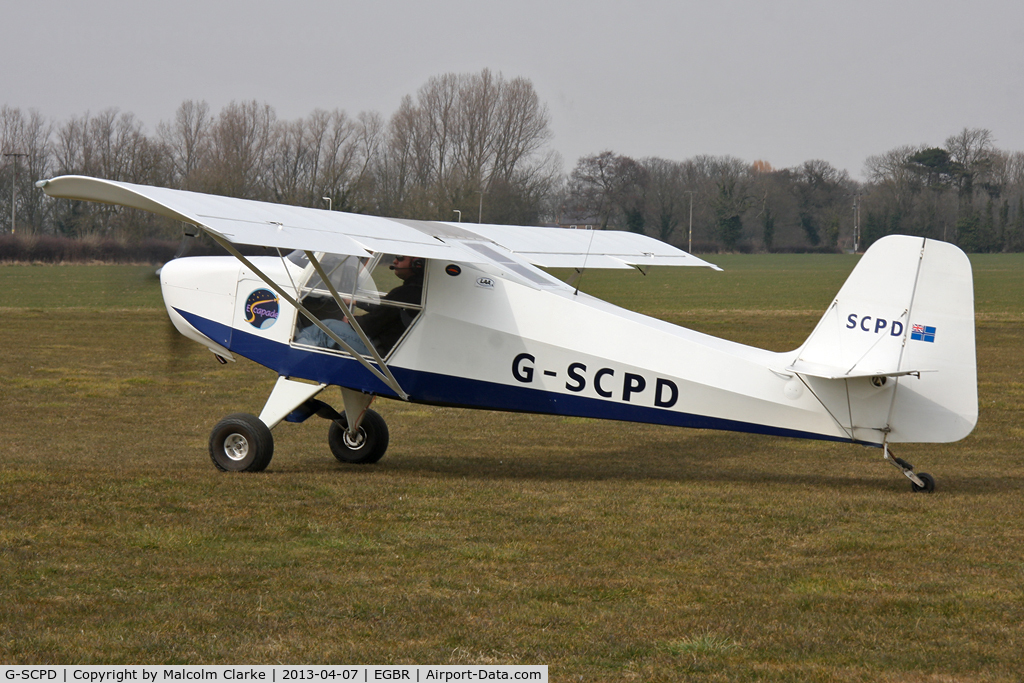 G-SCPD, 2004 Reality Escapade 912(1) C/N BMAA/HB/319, Reality Escapade 912(1) at The Real Aeroplane Club's Spring Fly-In, Breighton Airfield, April 2013.