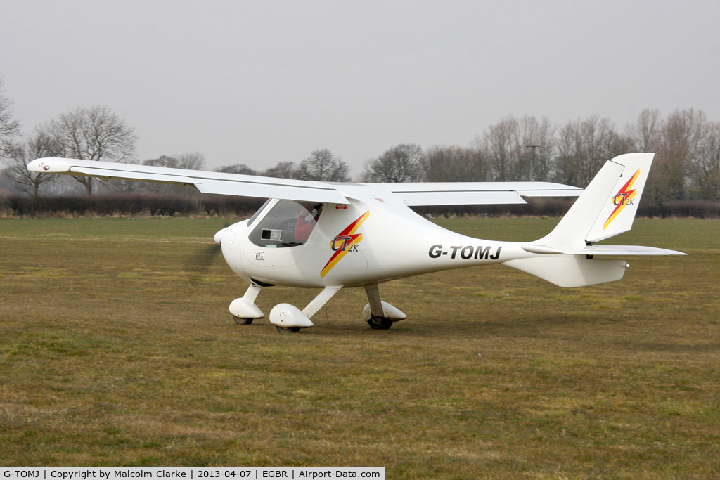 G-TOMJ, 2003 Flight Design CT2K C/N 7975, Flight Design CT2K at The Real Aeroplane Club's Spring Fly-In, Breighton Airfield, April 2013.