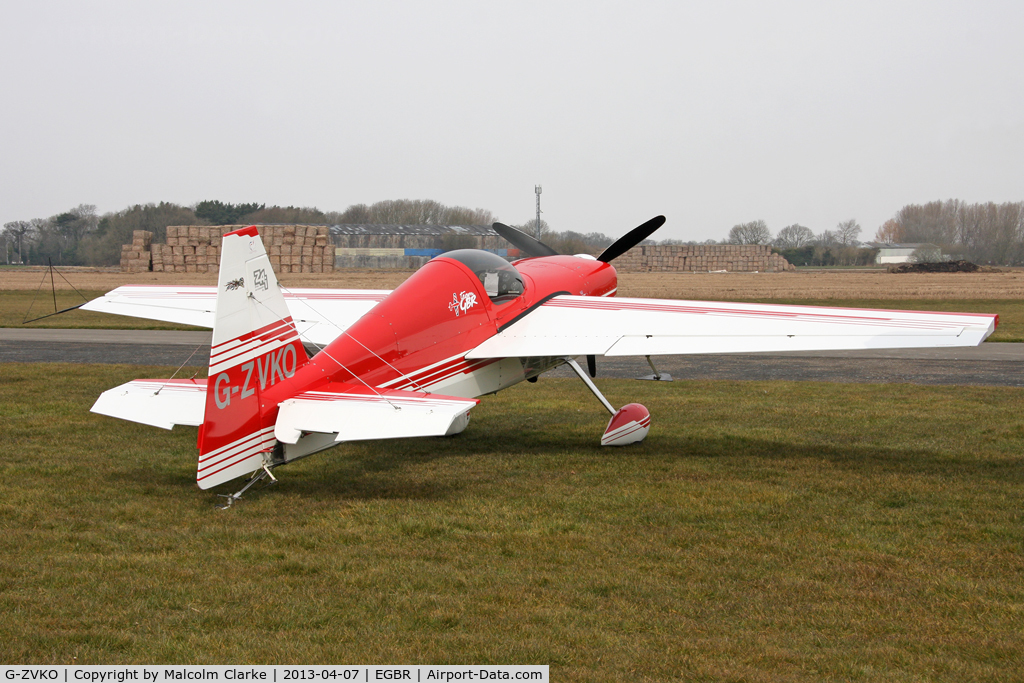 G-ZVKO, , Zivko Edge 360 at The Real Aeroplane Club's Spring Fly-In, Breighton Airfield, April 2013.