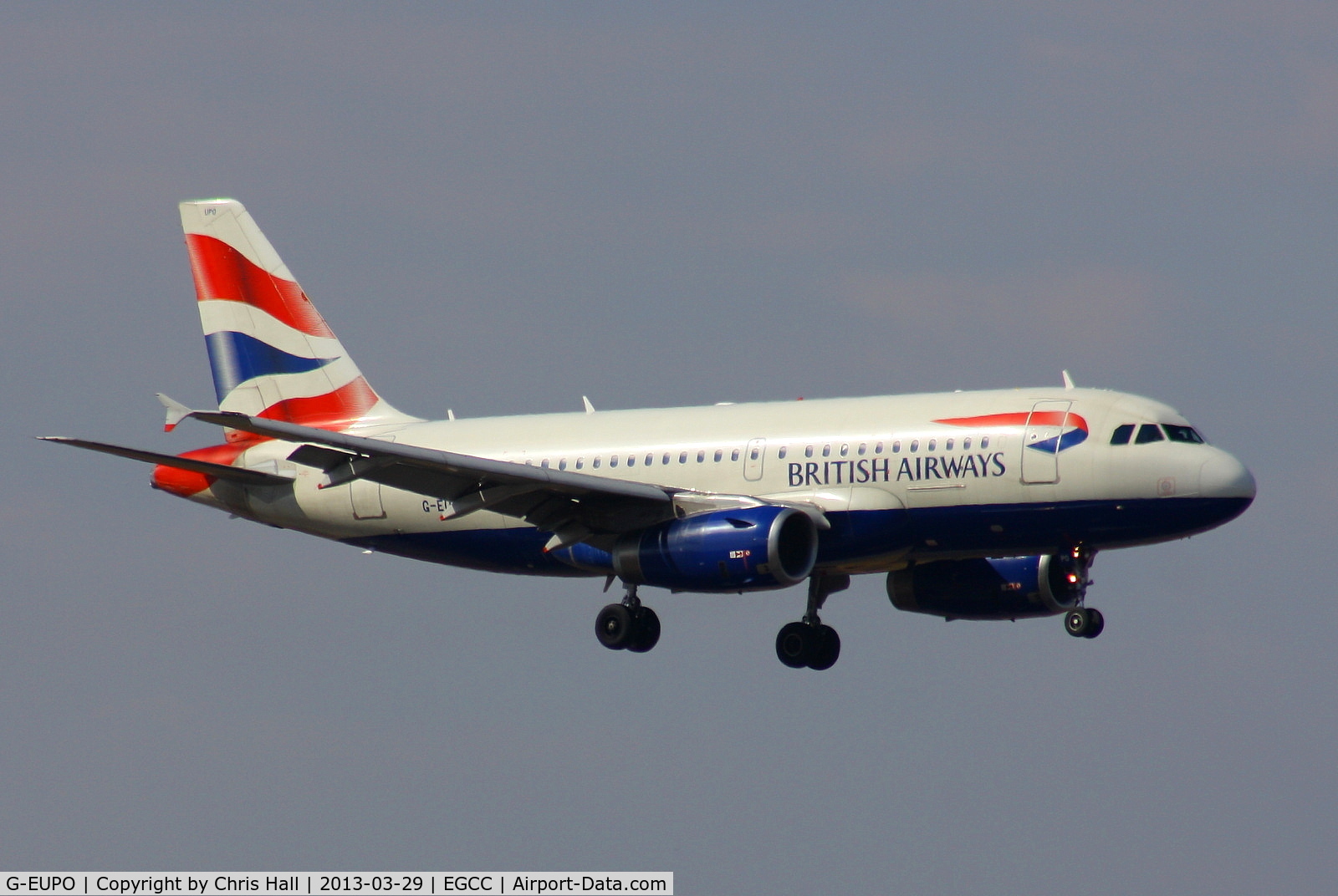 G-EUPO, 2000 Airbus A319-131 C/N 1279, British Airways