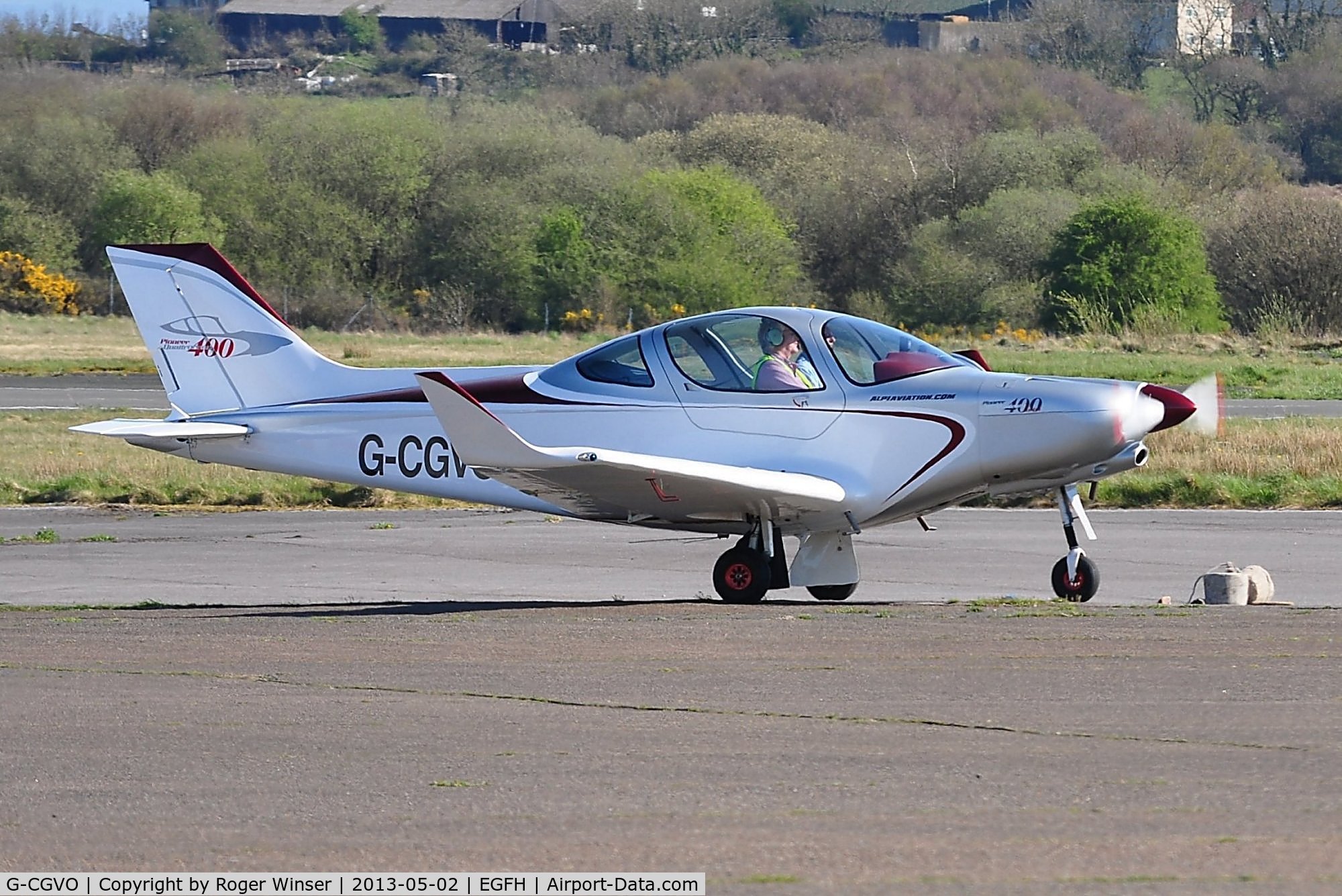 G-CGVO, 2011 Alpi Aviation Pioneer 400 C/N LAA 364-15006, Visiting Pioneer 400.