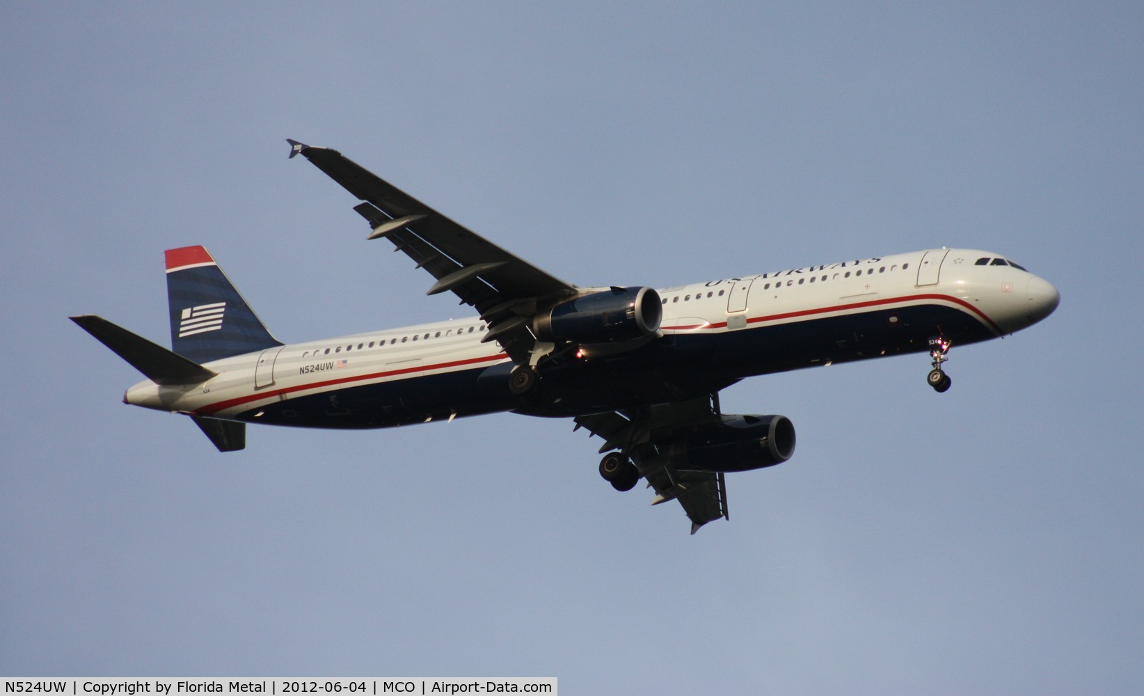 N524UW, 2009 Airbus A321-231 C/N 3977, US Airways A321