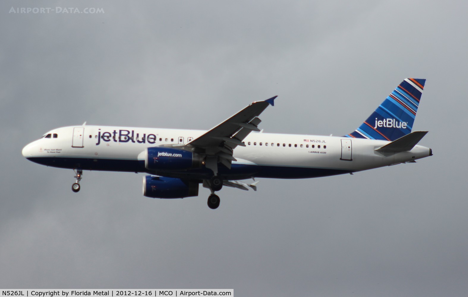 N526JL, 2001 Airbus A320-232 C/N 1546, Jet Blue A320
