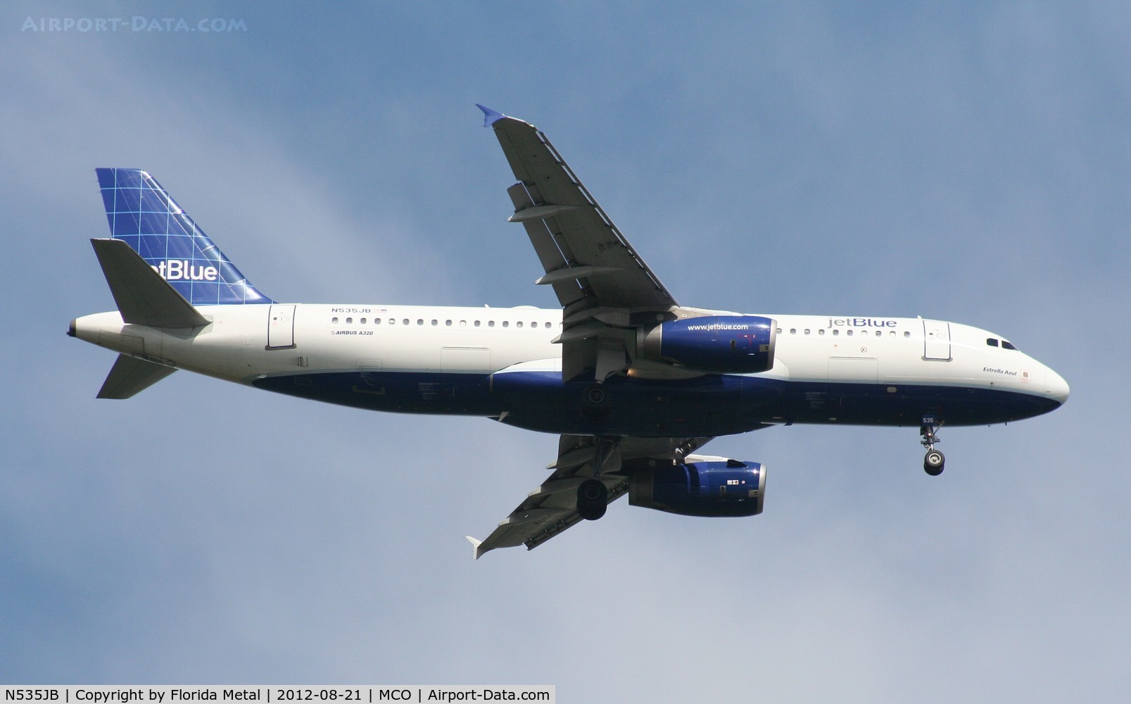 N535JB, 2002 Airbus A320-232 C/N 1739, Jet Blue A320
