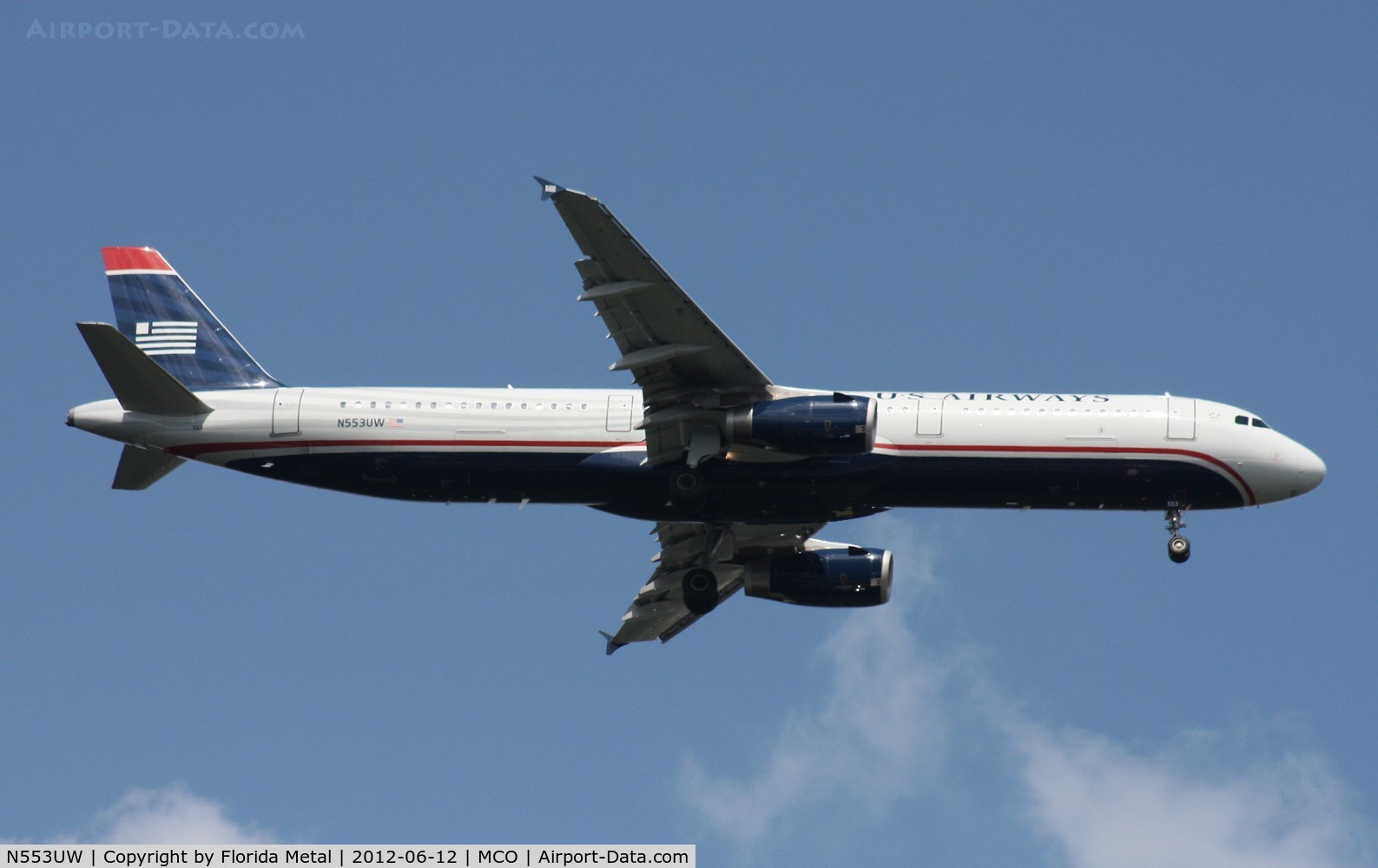 N553UW, 2011 Airbus A321-231 C/N 4960, US Airways A321