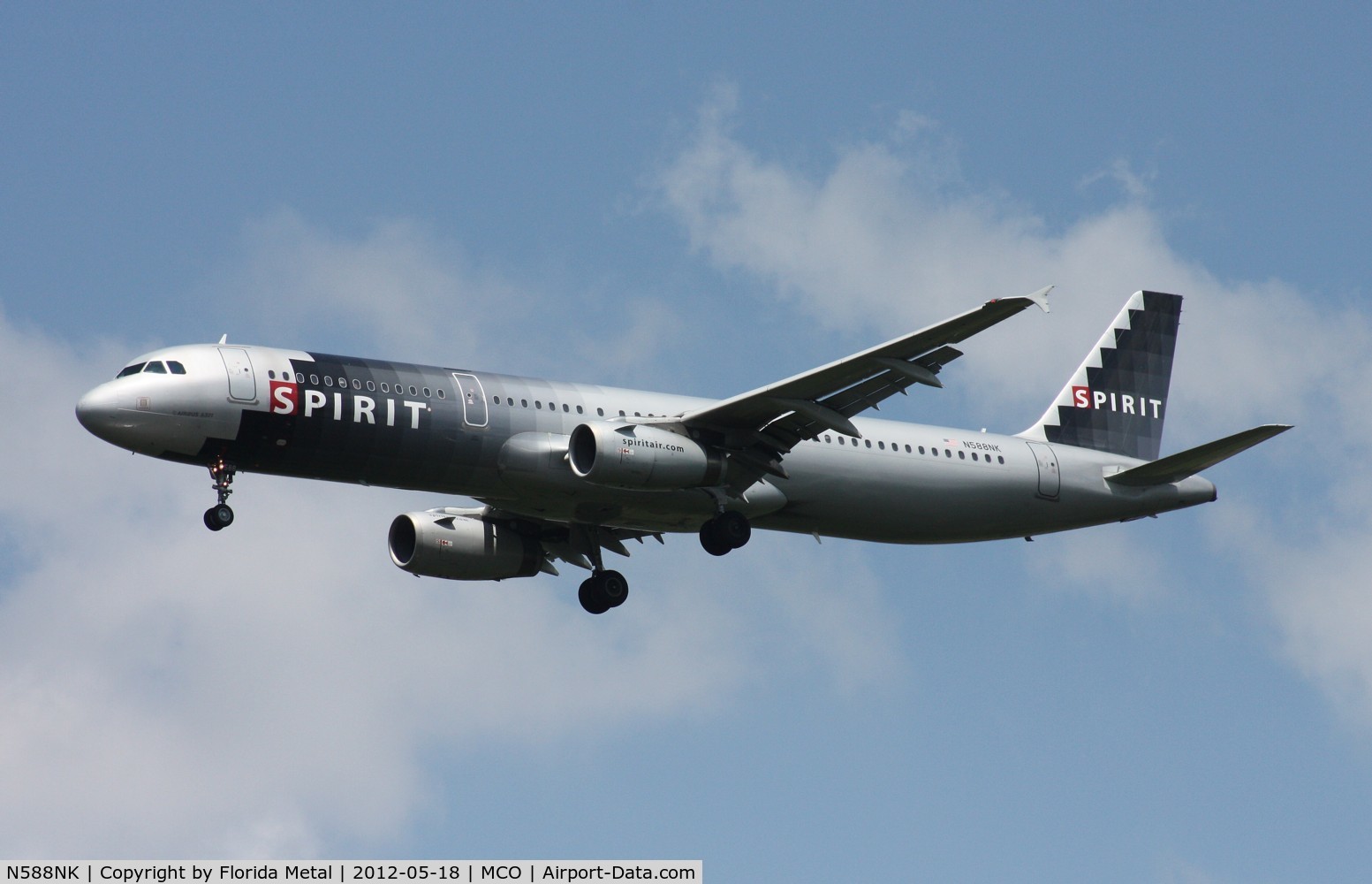 N588NK, 2005 Airbus A321-231 C/N 2590, Spirit A321