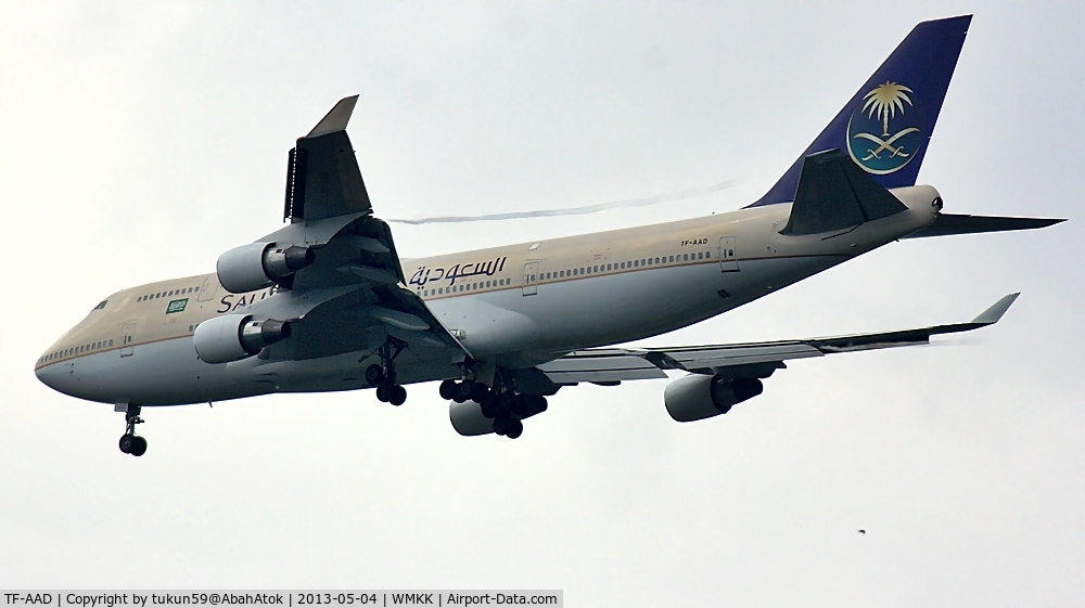 TF-AAD, 1997 Boeing 747-4H6 C/N 28426, Saudi Arabian Airlines