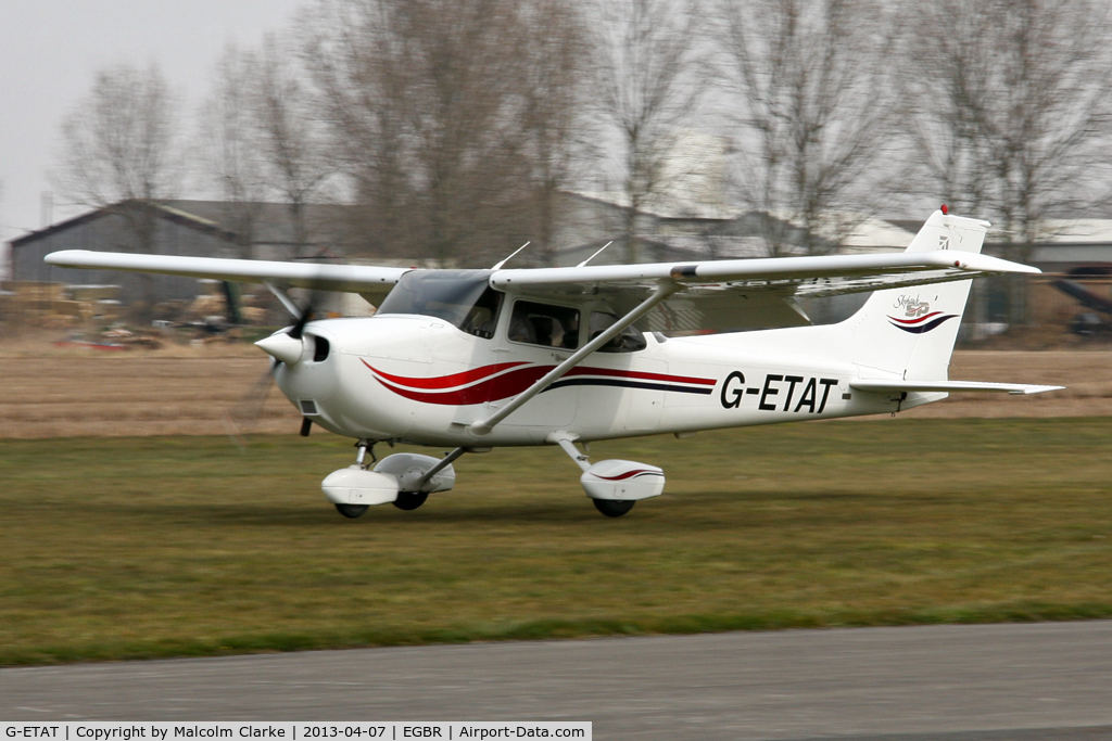 G-ETAT, 2000 Cessna 172S Skyhawk SP C/N 172S8674, Cessna 172S Skyhawk at The Real Aeroplane Club's Spring Fly-In, Breighton Airfield, April 2013.