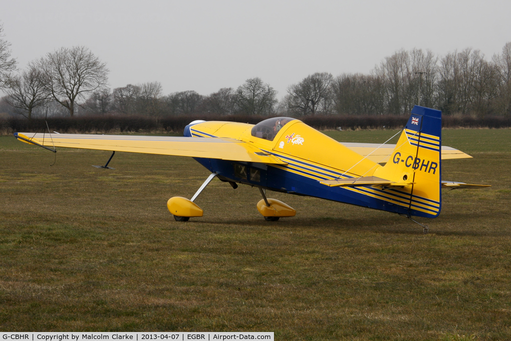 G-CBHR, 1993 Stephens Akro Laser Z200 C/N Q056, Laser Z200 at The Real Aeroplane Club's Spring Fly-In, Breighton Airfield, April 2013.